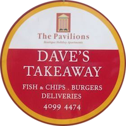 Daves Takeaway sign